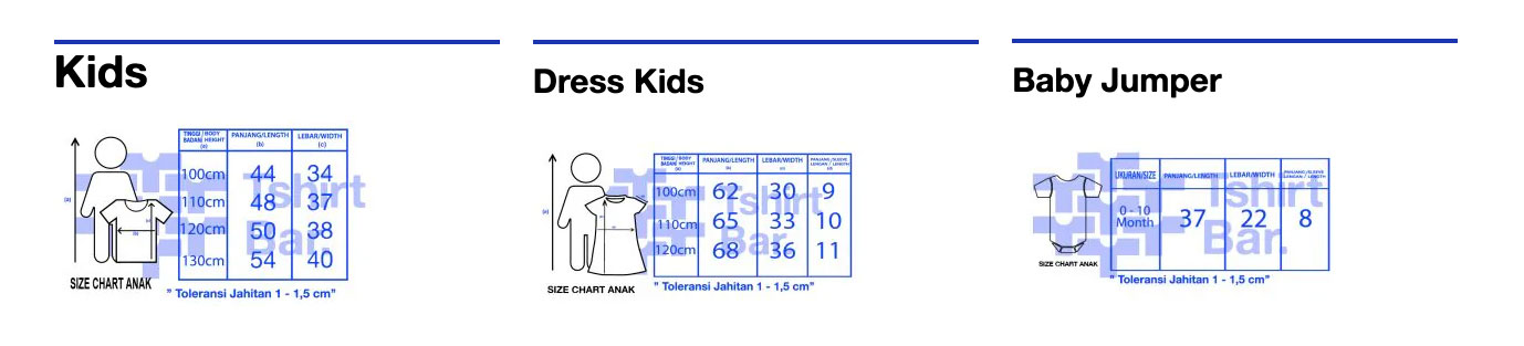 Pilihan baju bayi sampai anak-anak